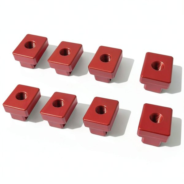 JMSMSH T-Slot Nut 3/4" Red Oxide Finish 5/8-11 Thread 8pcs Set-2