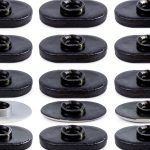 25 Packs 1/4"-20 Threaded Centered Slide in Economy T Nuts, Applicable to T Track Accessories Hardware Nuts for Aluminum Extrusion Profile Rail or Base Aluminum Extrusion (Black)-0