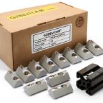 Ball Spring T Slot Nut, 4040 Series M8 Ball Loaded Elastic T Nut - 100Pcs, Roll in for 4040 Series Aluminum Extrusion Profile Fits 8mm T Slot Width, Slot Depth 7.8mm to 8.3mm (100 Pcs)-0