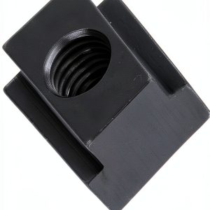 Te-Co 41406 Black Oxide 1018 Steel T-Slot Nut, 3/8"-16 TPI (Incomplete Last Thread), 5/8" Height x 7/8" Width x 9/16" Table Slot (Pack of 5)-0