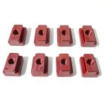 JMSMSH T-Slot Nut 3/4" Red Oxide Finish 5/8-11 Thread 8pcs Set-0