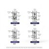 Swpeet 48Pcs 2020 Series Nickel-Plated Roll-in Spring T-Nut Assortment-1