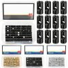 M6 x 20mm Barrel Cross Dowels Slotted Nut Glarks Duty 40pcs Black-0