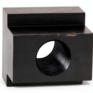 Te-Co 41409T Black Oxide 1018 Steel Tapped Through T-Slot Nut, 1/2"-13 TPI, 5/8" Height x 7/8" Width x 9/16" Table Slot (Pack of 5)-0