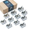 4040 Series M6 T Slot Nuts Spring Sheet Carbon Steel 25 pcs APEVIE-0