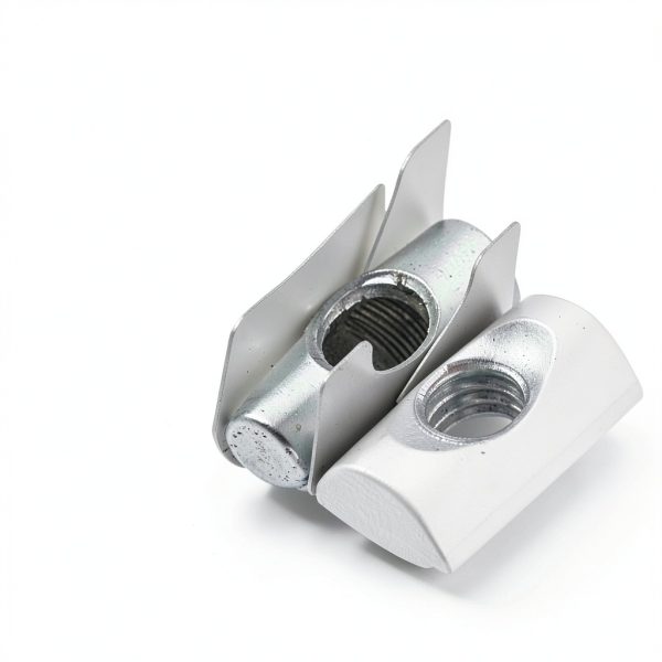4040 Series M6 T Slot Nuts Spring Sheet Carbon Steel 25 pcs APEVIE-1