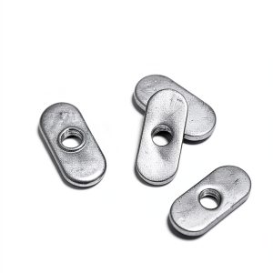 1/4-20 Steel Oval Nuts Woodhaven Zinc Plated T Slot 7/16x1 Pack of 10-0