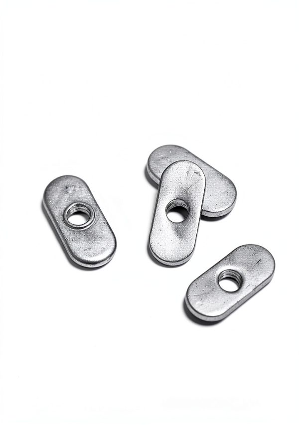 1/4-20 Steel Oval Nuts Woodhaven Zinc Plated T Slot 7/16x1 Pack of 10-0