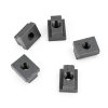 M8 T Slot Nuts 5-Pack Walfront 45 Steel Black Oxide Extrusions-5