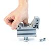1/4"-20 Threaded Standard Steel Drop in T-Nut, Drop-in T-Nuts Accessory Hardwares for 15 40 Series Aluminum Extrusion Profiles Rail, 20 Packs-6