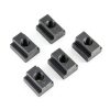 M8 T Slot Nuts 5-Pack Walfront 45 Steel Black Oxide Extrusions-0