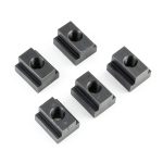 M8 T Slot Nuts 5-Pack Walfront 45 Steel Black Oxide Extrusions-0
