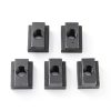 M8 T Slot Nuts 5-Pack Walfront 45 Steel Black Oxide Extrusions-2