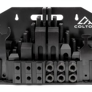 Colton 58010 60Pc Premium 5/8" T-Slot Clamping Kit 1/2-13 UNC Black-0