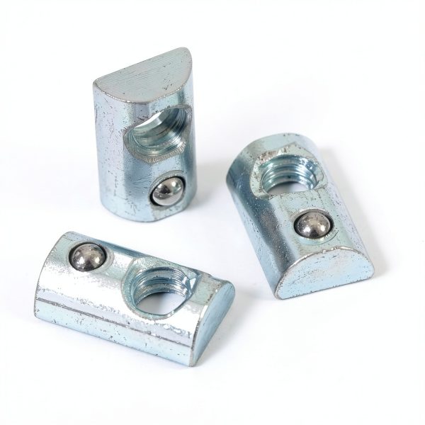 5/16-18 steel roll T-nut with ball spring Abeicy 20 Pack-2