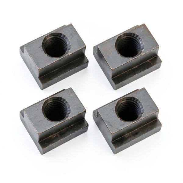 3/8‑16 Threaded T‑Slot Nuts Abeicy Black Oxide Finish, 4‑Piece Set-0