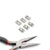 T Nuts 20PCS 1/4-20 Steel Roll In Ball Spring Xelsluthe T Slot Nuts-3