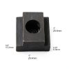 Wulankd T-Slot Nut Black Oxide Finish 1/2-13 Thread 5/8 Slot 4 Pack-3