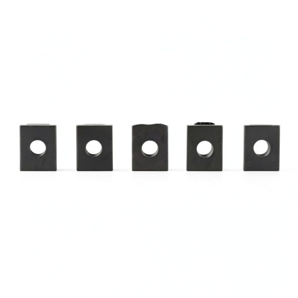 M8 T Slot Nuts 5-Pack Walfront 45 Steel Black Oxide Extrusions-7