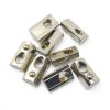 M8 Thread T Spring Nut by Mergorun - Silver Aluminum Slot, Pack of 30-2