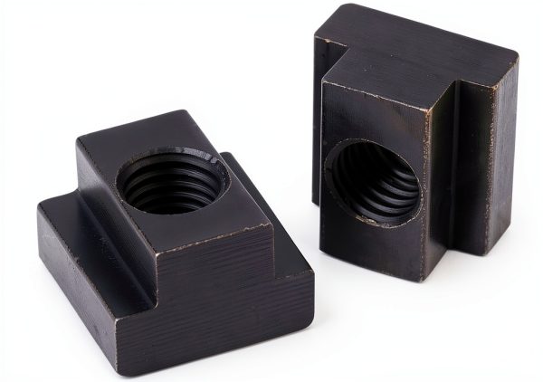 T-Slot Nut 4PC Set Black Oxide 3/8-16 Thread Table Slot 1/2 LLDSIMEX-0