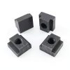 Wulankd T-Slot Nut Black Oxide Finish 1/2-13 Thread 5/8 Slot 4 Pack-1