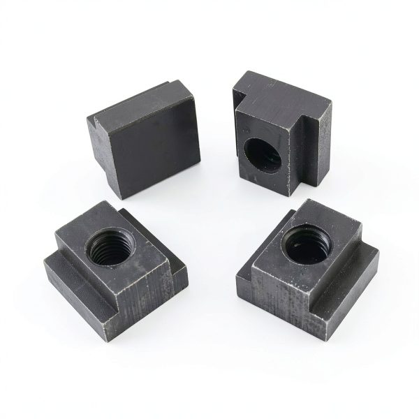 Wulankd T-Slot Nut Black Oxide Finish 1/2-13 Thread 5/8 Slot 4 Pack-1