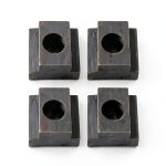 Wulankd T-Slot Nut Black Oxide Finish 1/2-13 Thread 5/8 Slot 4 Pack-0