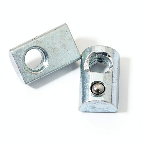 5/16-18 steel roll T-nut with ball spring Abeicy 20 Pack-4