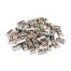 50 Packs M8 Thread T Spring Nut,Roll in T-Nut with Ball Spring,European Standard 40 Series Aluminum Slot Carbon Steel-0