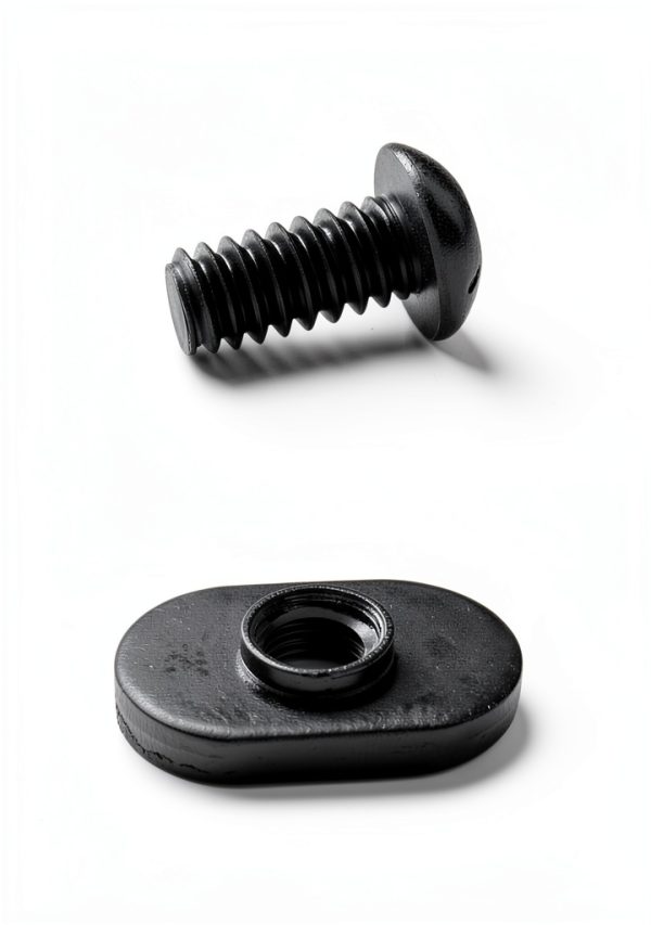 1/4-20 Black T Slot Nuts 20 Pack - CHUAN JING T-Slot Bolts-2