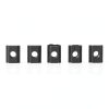 M8 T Slot Nuts 5-Pack Walfront 45 Steel Black Oxide Extrusions-4