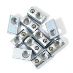 5/16-18 steel roll T-nut with ball spring Abeicy 20 Pack-0