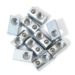 5/16-18 steel roll T-nut with ball spring Abeicy 20 Pack-0